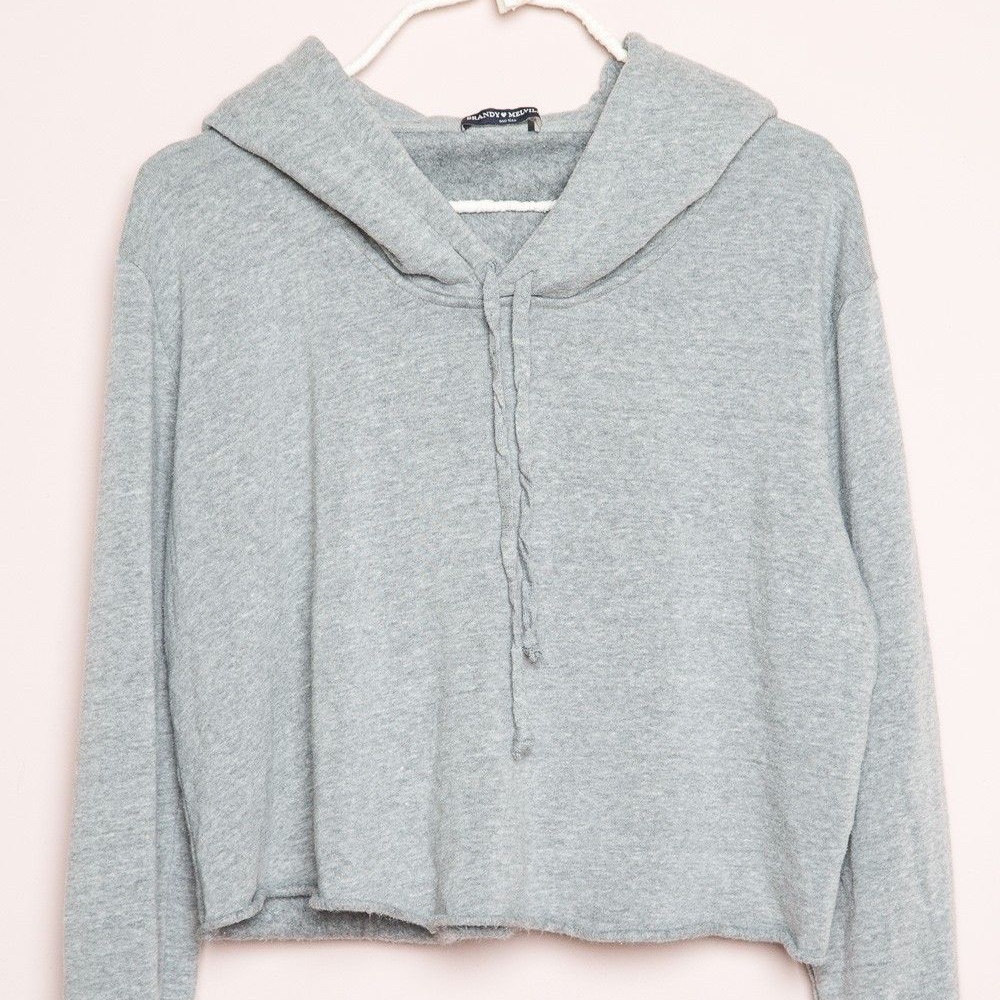 Brandy Melville gray Lennon hoodie